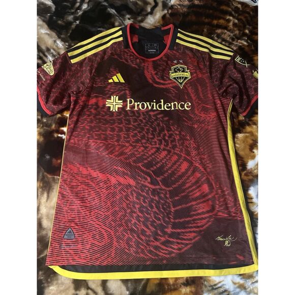 MLS Seattle Sounders Jersey M 23/24 Adidas Away Authentic Bruce